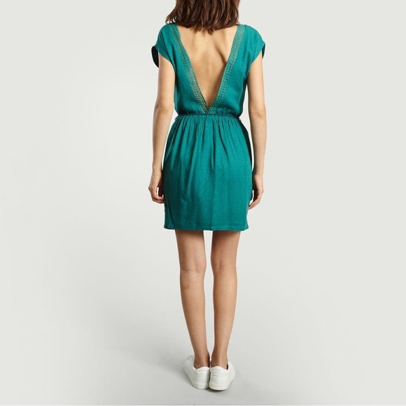 Sessun autumnal leaf patter dress, M size - Picture 4 of 13